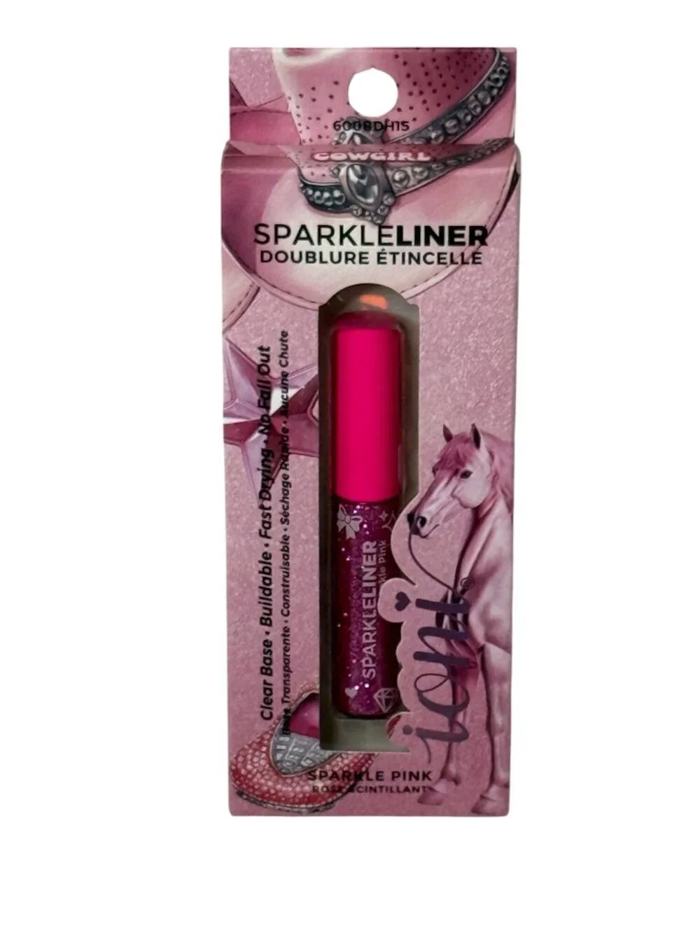 Ioni Sparkleliner Glitter Eyeliner Sparkle Pink New